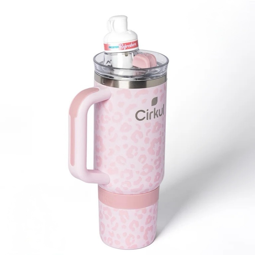 Cirkul Pink Leopard Tumbler